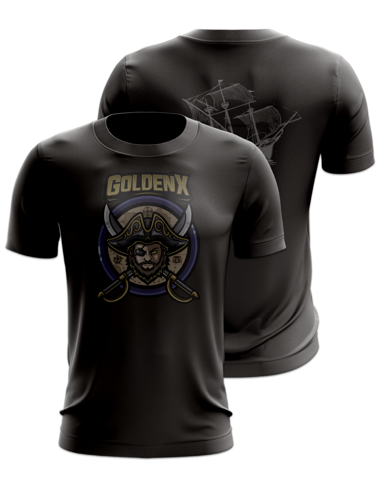 Rendered product preview, stack