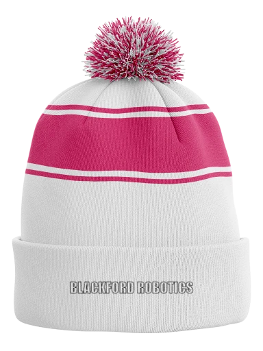 Stripe Pom Pom Beanie preview, front