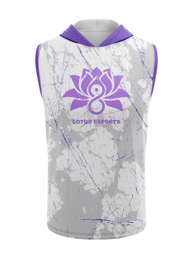 Sublimated Sleeveless Hoodie preview, front