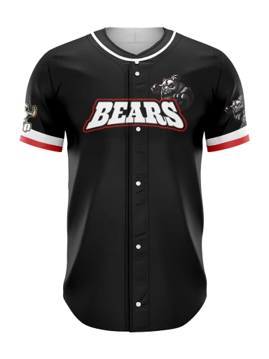 Sublimated Full Button Baseball Jersey preview, front