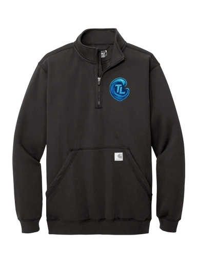 Carhartt Midweight 1/4-Zip Mock Neck Sweatshirt preview, front