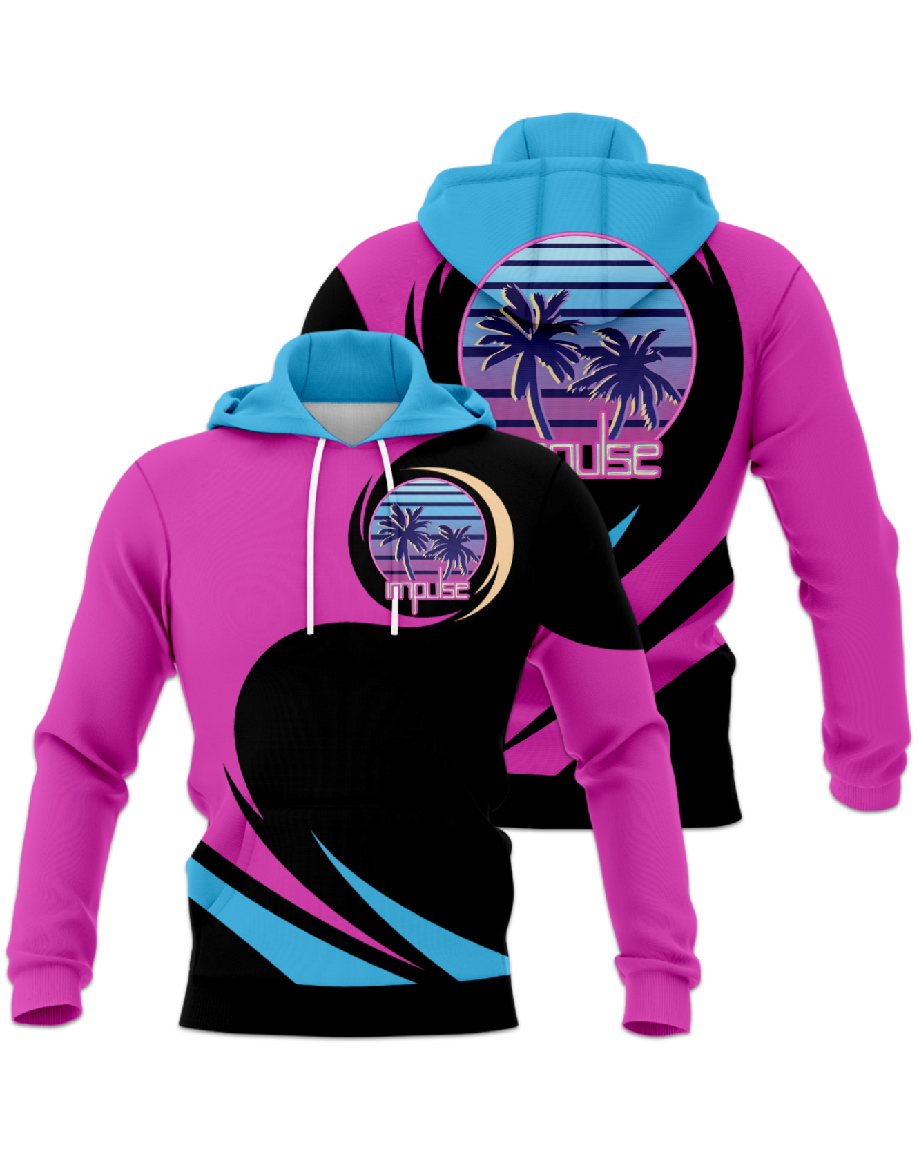 Rendered product preview, stack