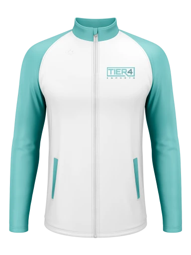 Tier 4 Esports Team Store Men's Long Sleeve Full Zip preview, front