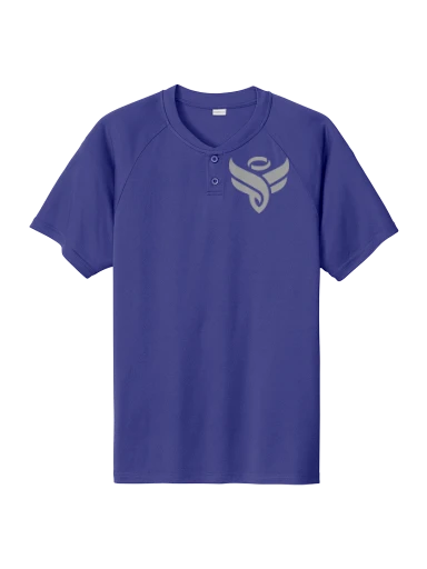 Sport-Tek PosiCharge Competitor 2-Button Henley preview, front