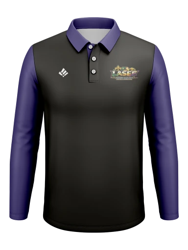 LASEF Men's Long Sleeve Polo preview, front