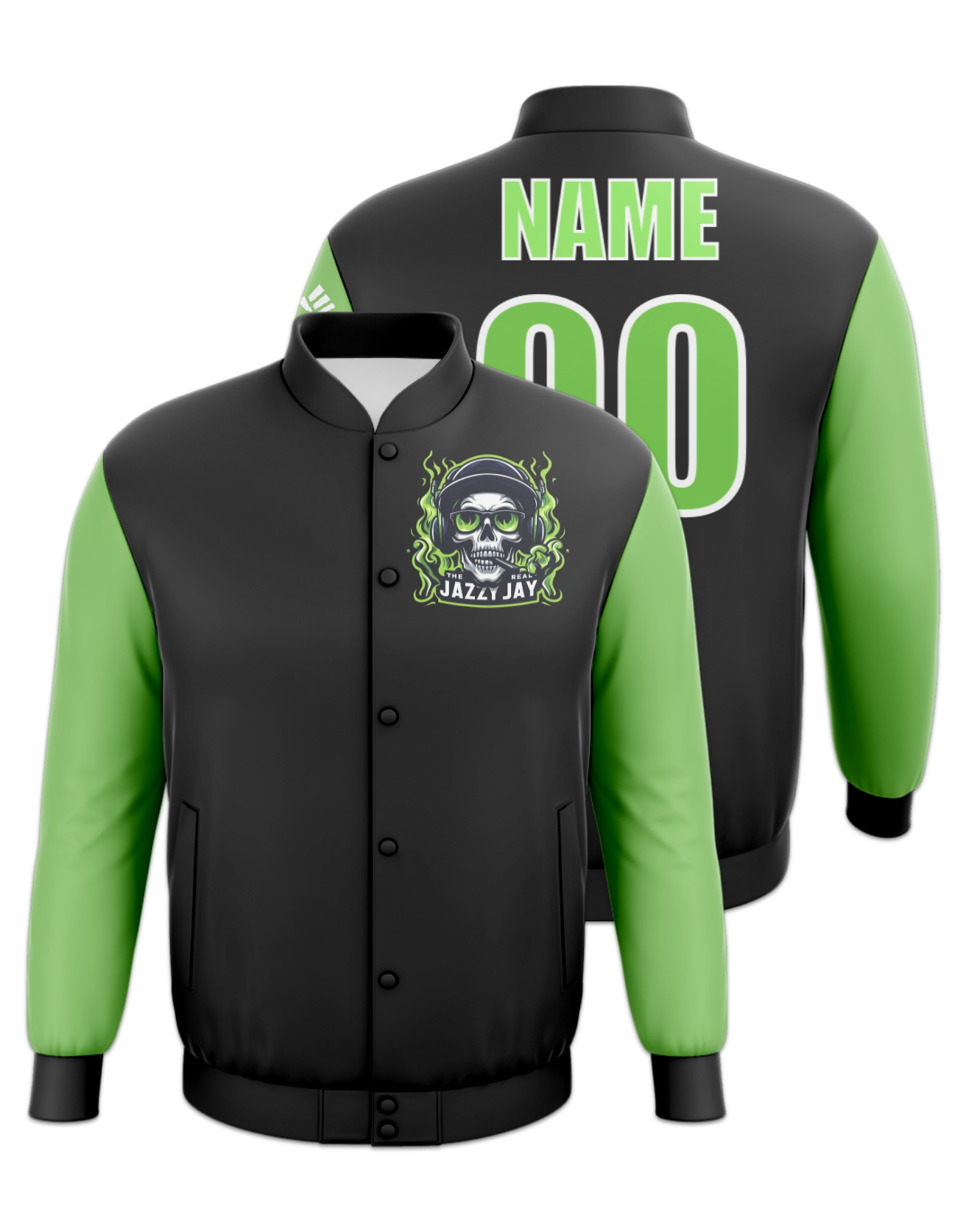 Rendered product preview, stack