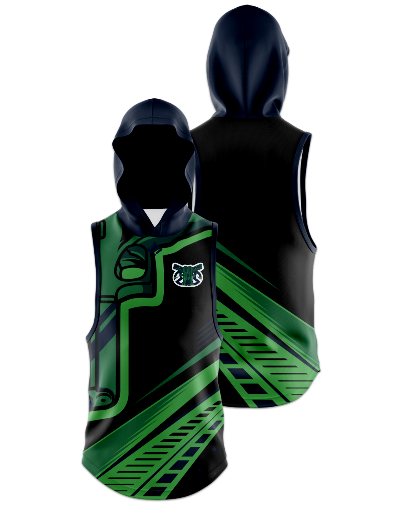 Rendered product preview, stack