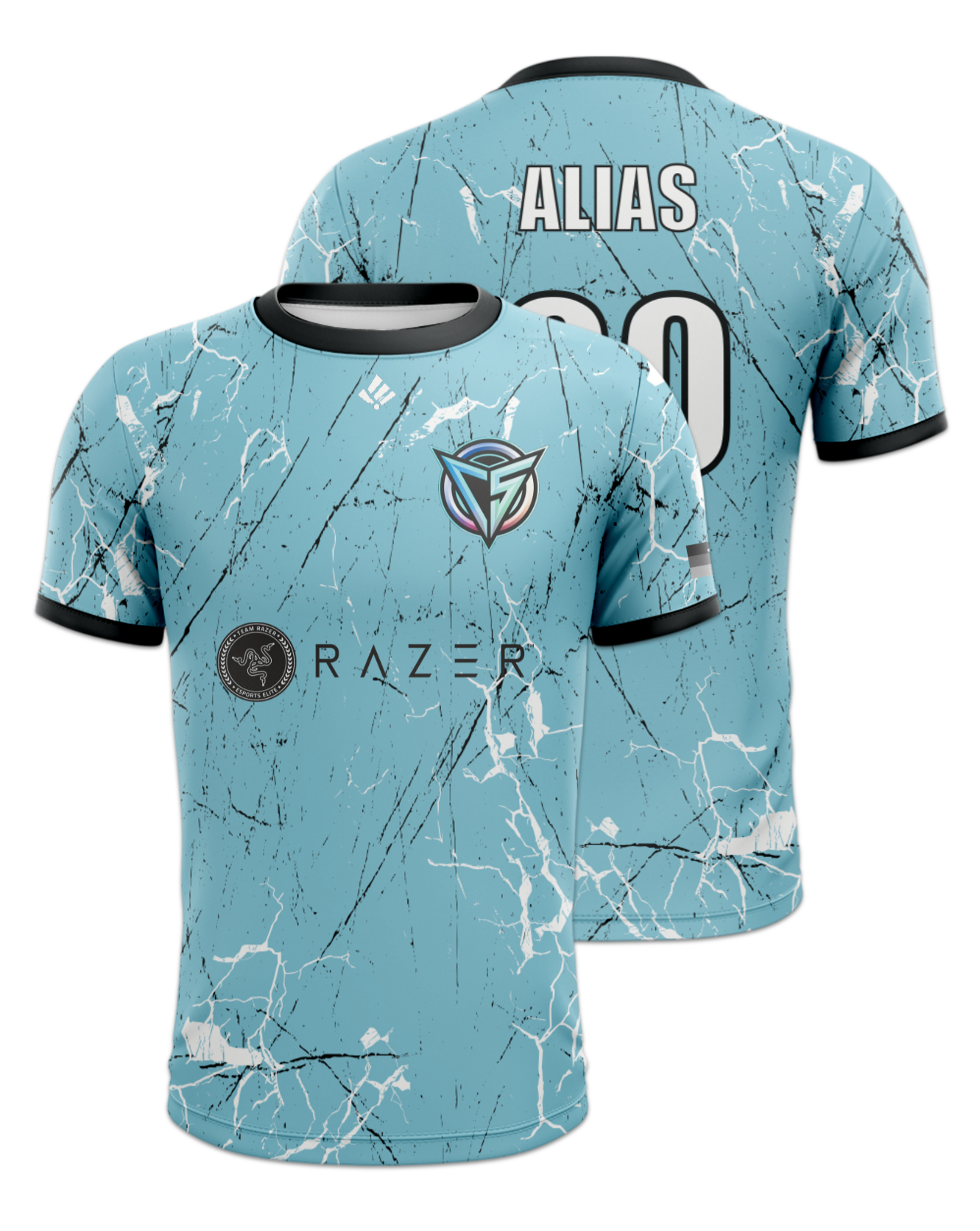 Rendered product preview, stack