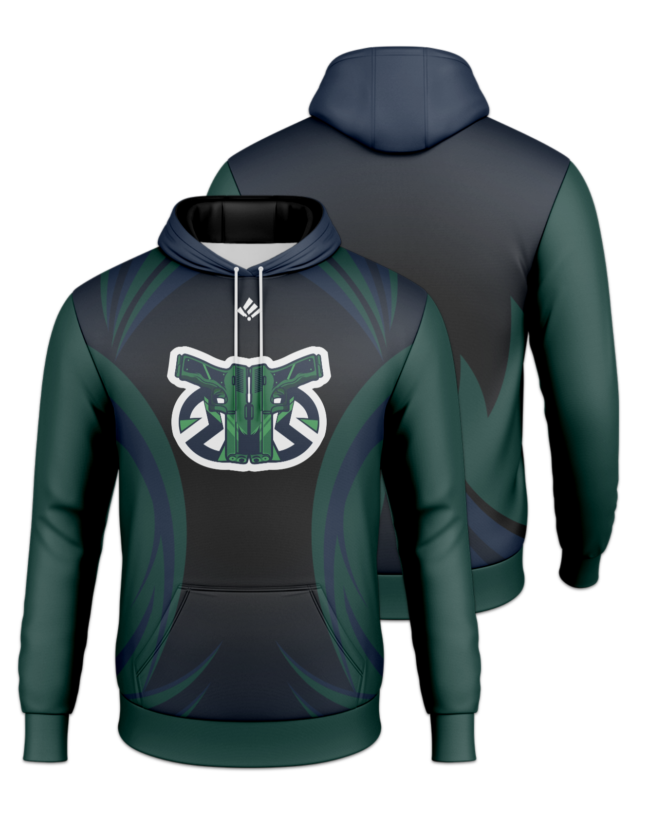 Rendered product preview, stack
