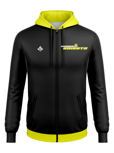 Men's Full Zip Poly Fleece Hoodie preview, front