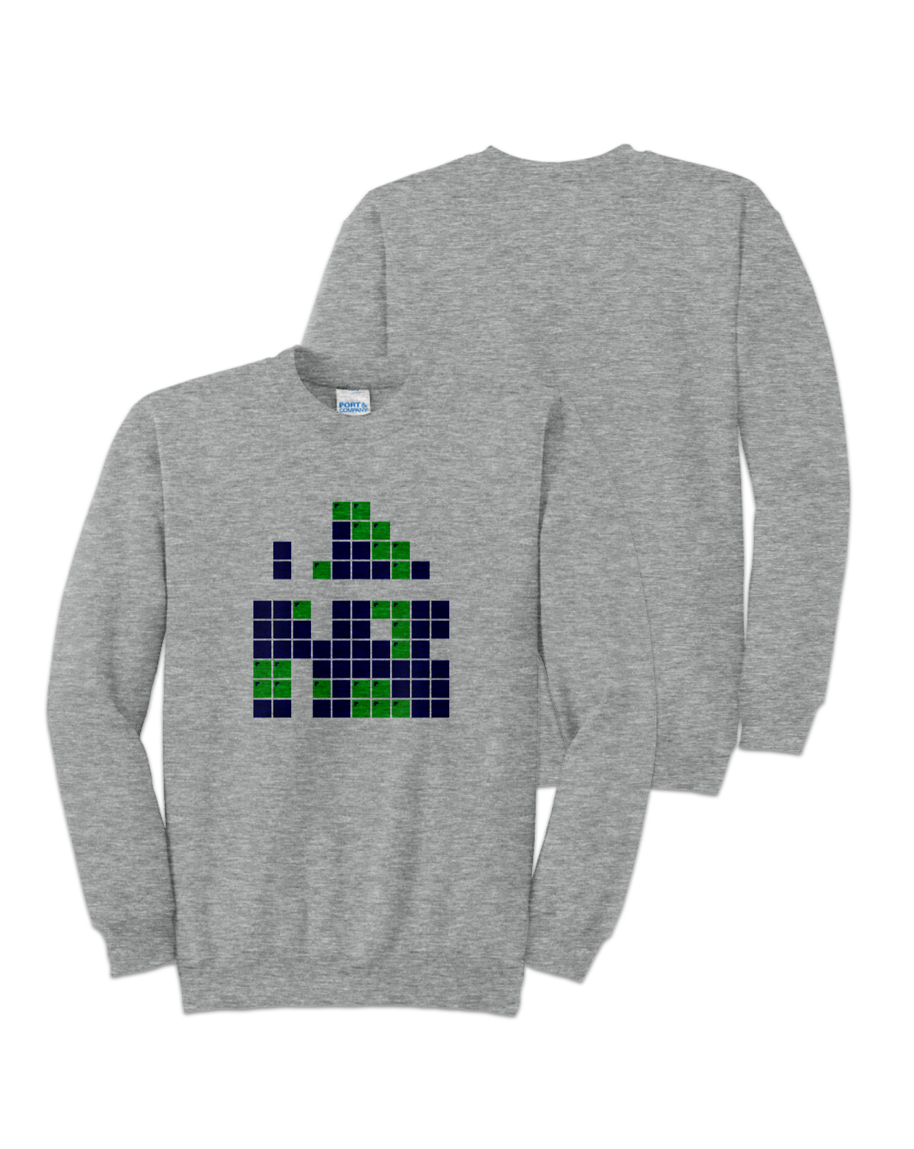 Rendered product preview, stack