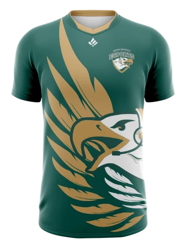 Split Collar Esports Jersey preview, front
