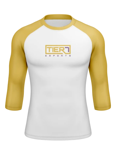 Men’s Compression Raglan Long Sleeve Rash Guard preview, front