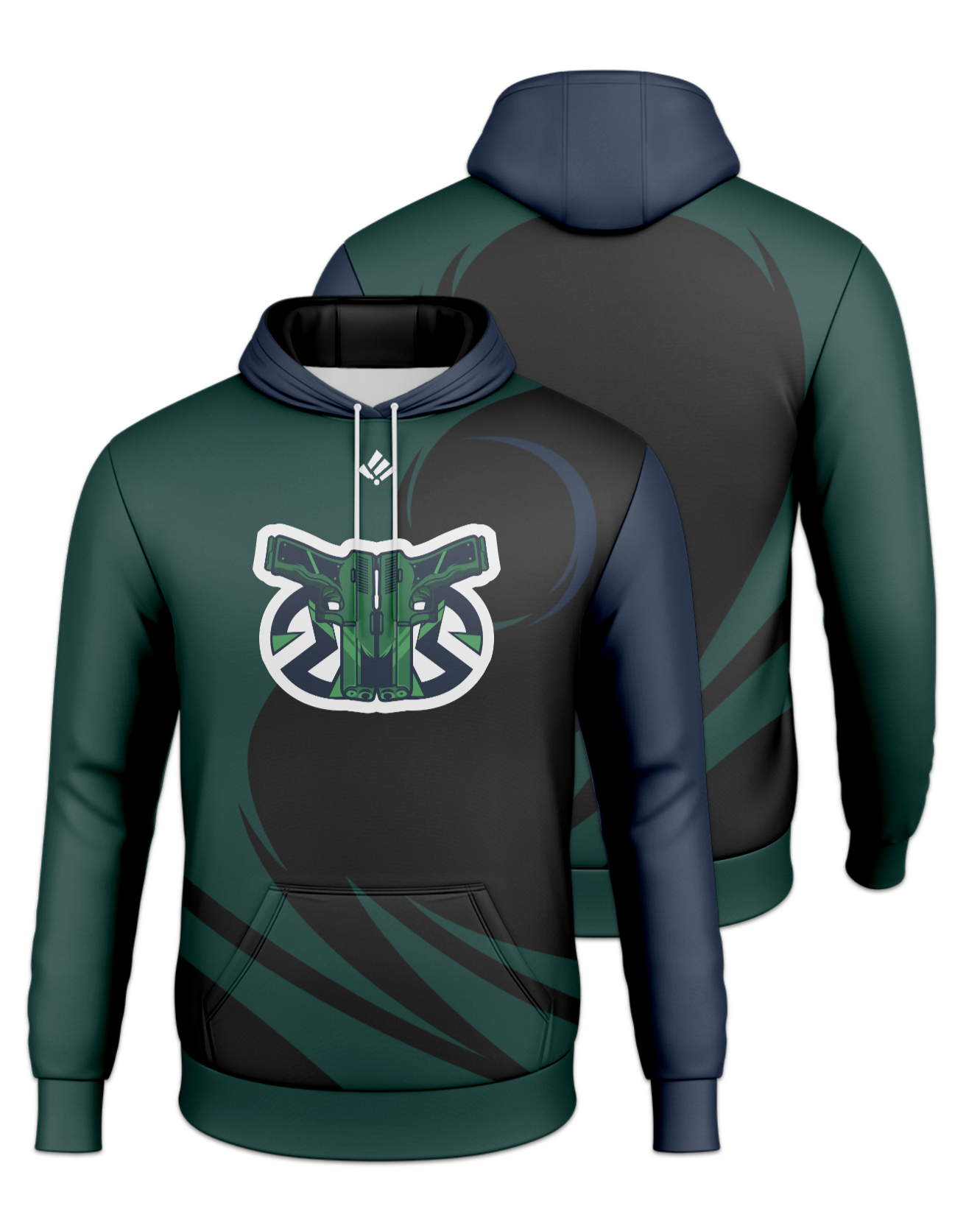 Rendered product preview, stack