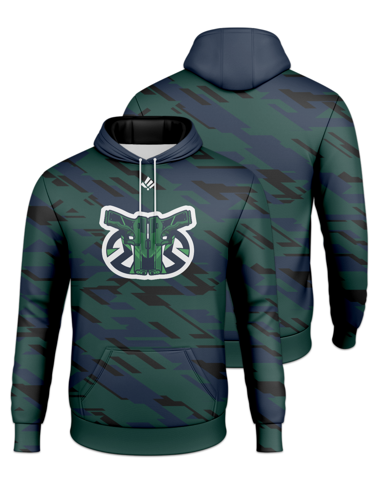 Rendered product preview, stack
