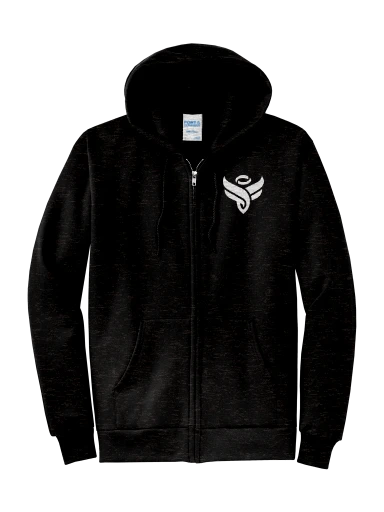 Port & Co Core Fleece Full-Zip Hooded Sweatshirt preview, front