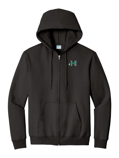 Essential Fleece Full-Zip Hooded Sweatshirt preview, front