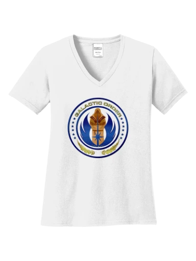 Port & Co Women's Core Cotton V-Neck Tee preview, front