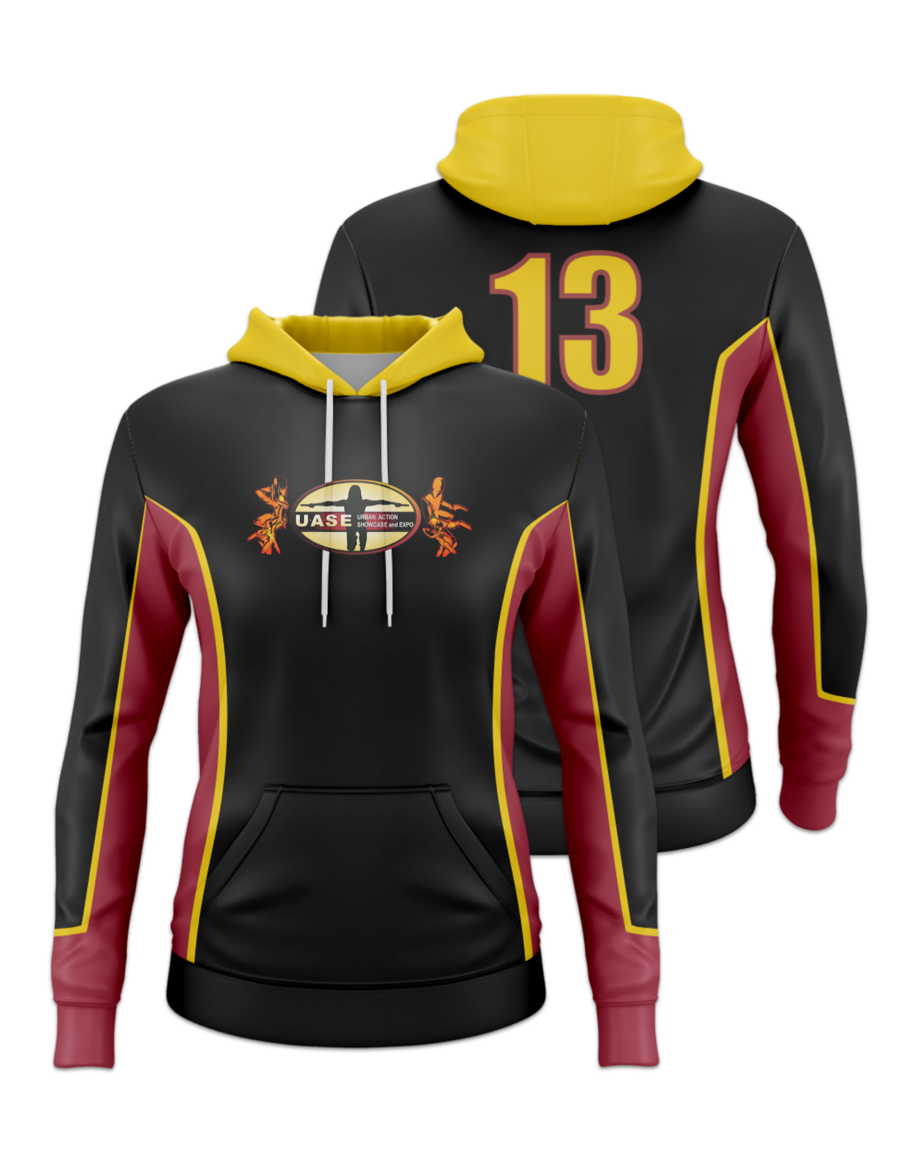 Rendered product preview, stack