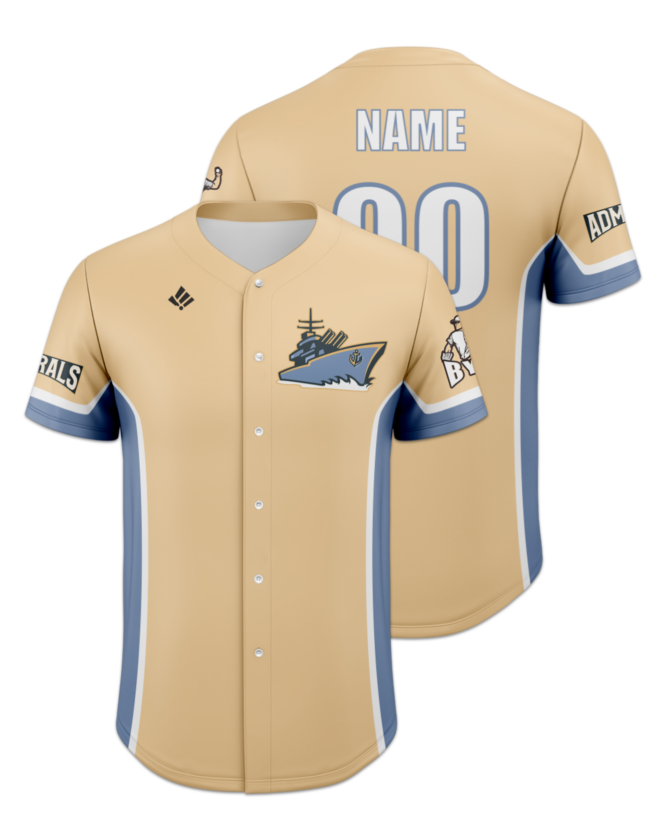 Rendered product preview, stack