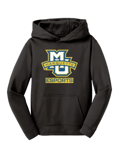Sport-Tek Youth Sport-Wick Fleece Hooded Pullover preview, front