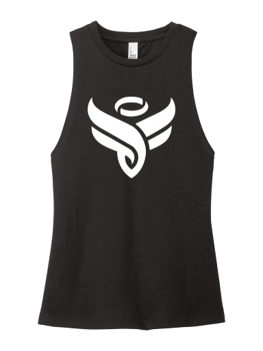 District Women's Perfect Tri Muscle Tank preview, front