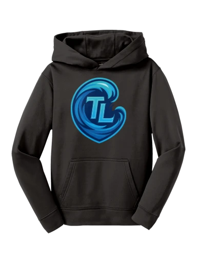 Sport-Tek Youth Sport-Wick Fleece Hooded Pullover preview, front