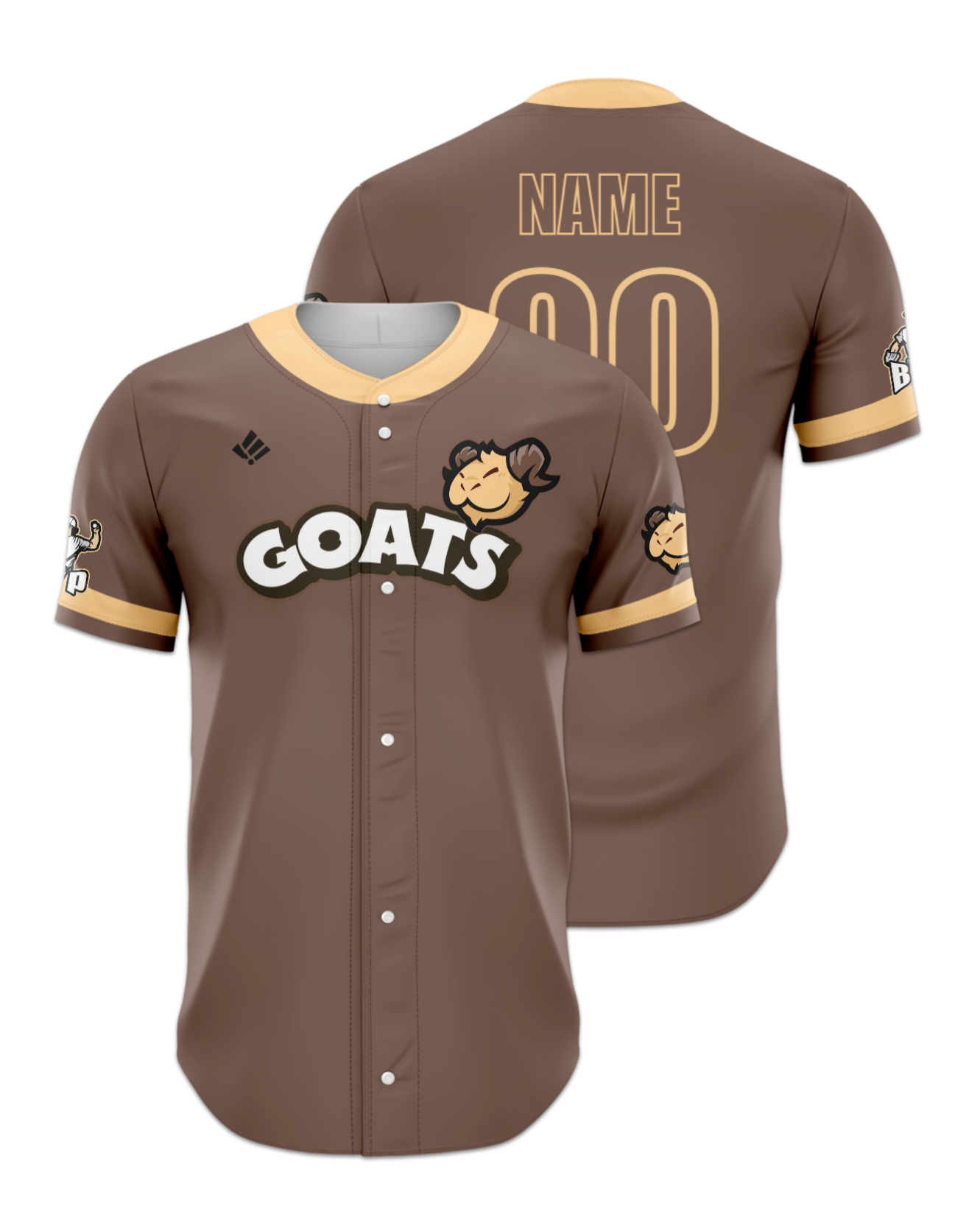 Rendered product preview, stack