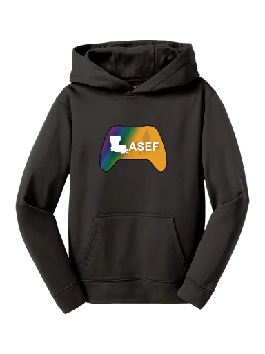 Sport-Tek Youth Sport-Wick Fleece Hooded Pullover preview, front