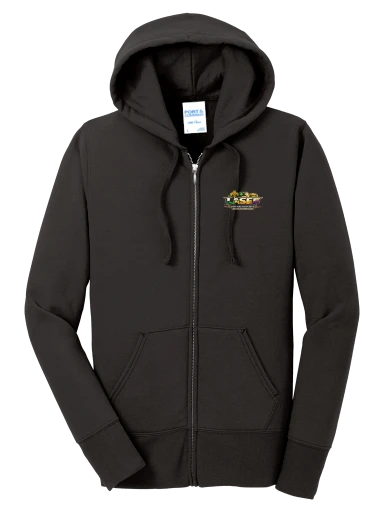 LASEF Women's Core Fleece Full-Zip Hooded Sweatshirt preview, front