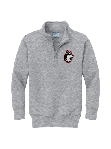 Youth Core Fleece 1/4-Zip Pullover Sweatshirt preview, front