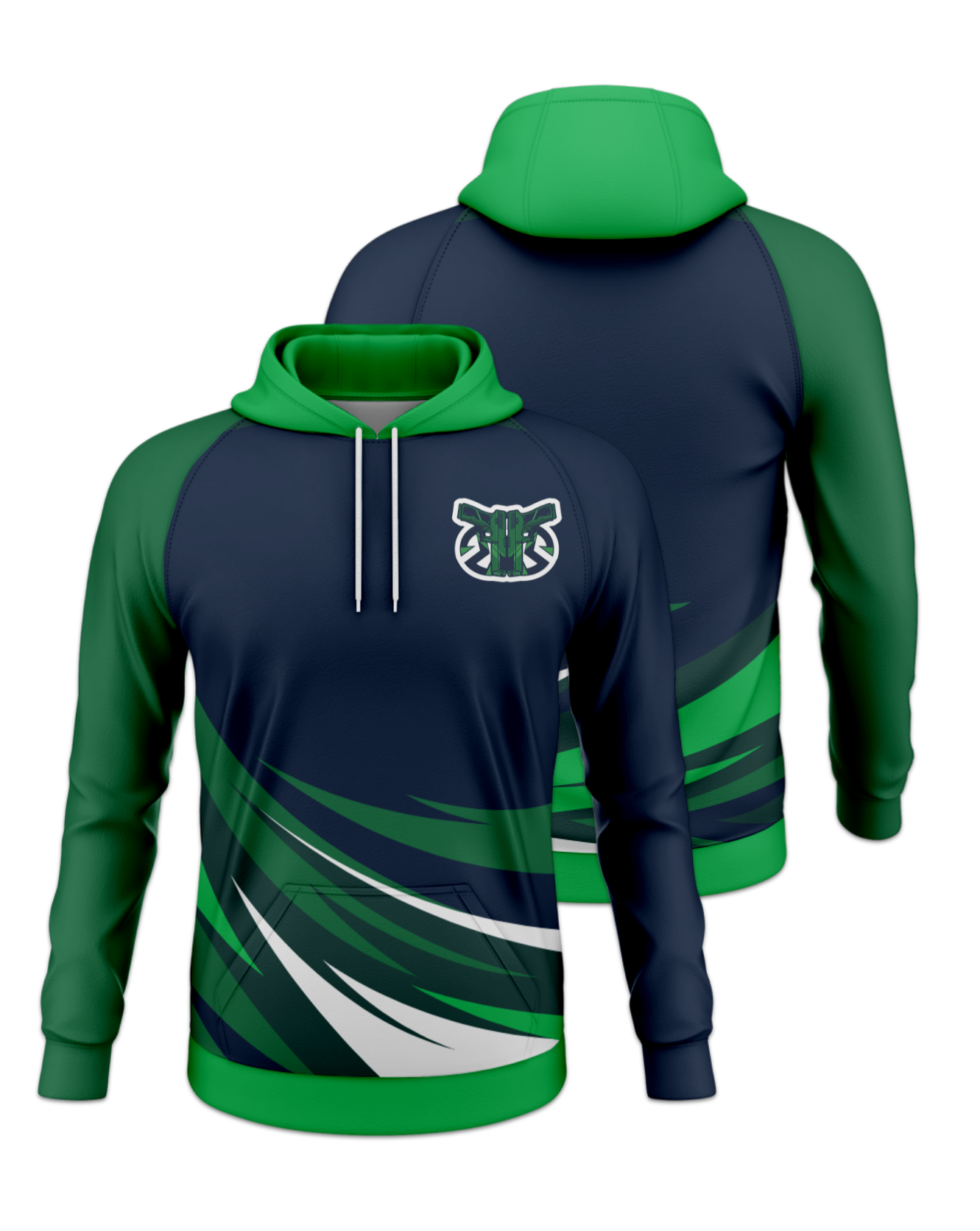 Rendered product preview, stack