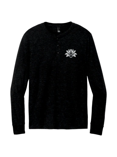 District Perfect Tri Long Sleeve Henley preview, front