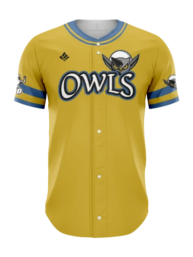 Sublimated Full Button Baseball Jersey preview, front