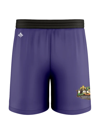 LASEF Men's 9" Esports Shorts preview, front