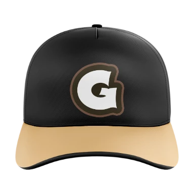 Sublimated 5 Panel Curved Bill Cap preview, front