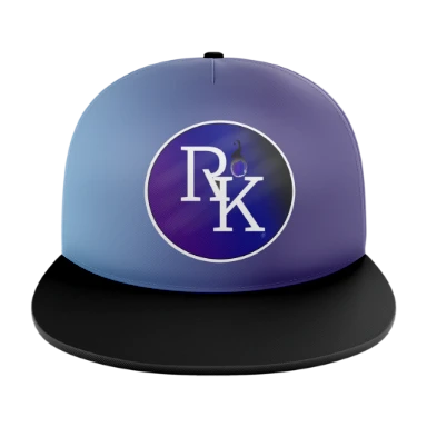 5 Panel Solid Flat Bill Cap preview, front