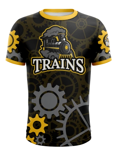 Custom Crew Neck Esports Jersey preview, front