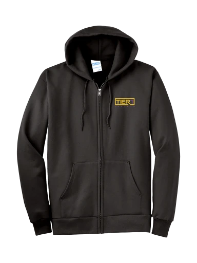 Tall Essential Fleece Full-Zip Hooded Sweatshirt preview, front