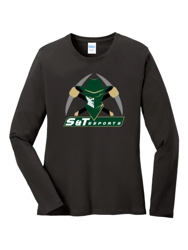 Women's Long Sleeve Core Cotton Tee preview, front