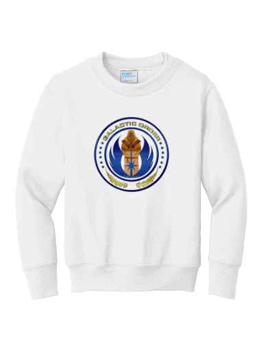 Port & Co Youth Core Fleece Crewneck Sweatshirt preview, front