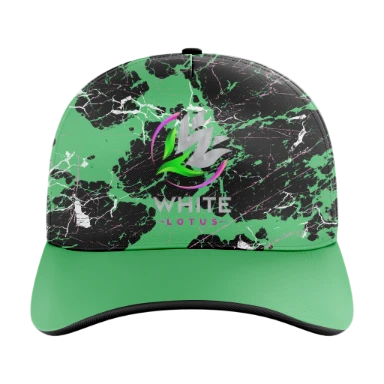 Sublimated 5 Panel Curved Bill Cap preview, front