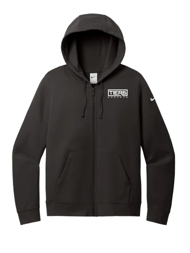 Tier 6 Fundraising Store Nike Women's Club Fleece Sleeve Swoosh Full-Zip Hoodie preview, front