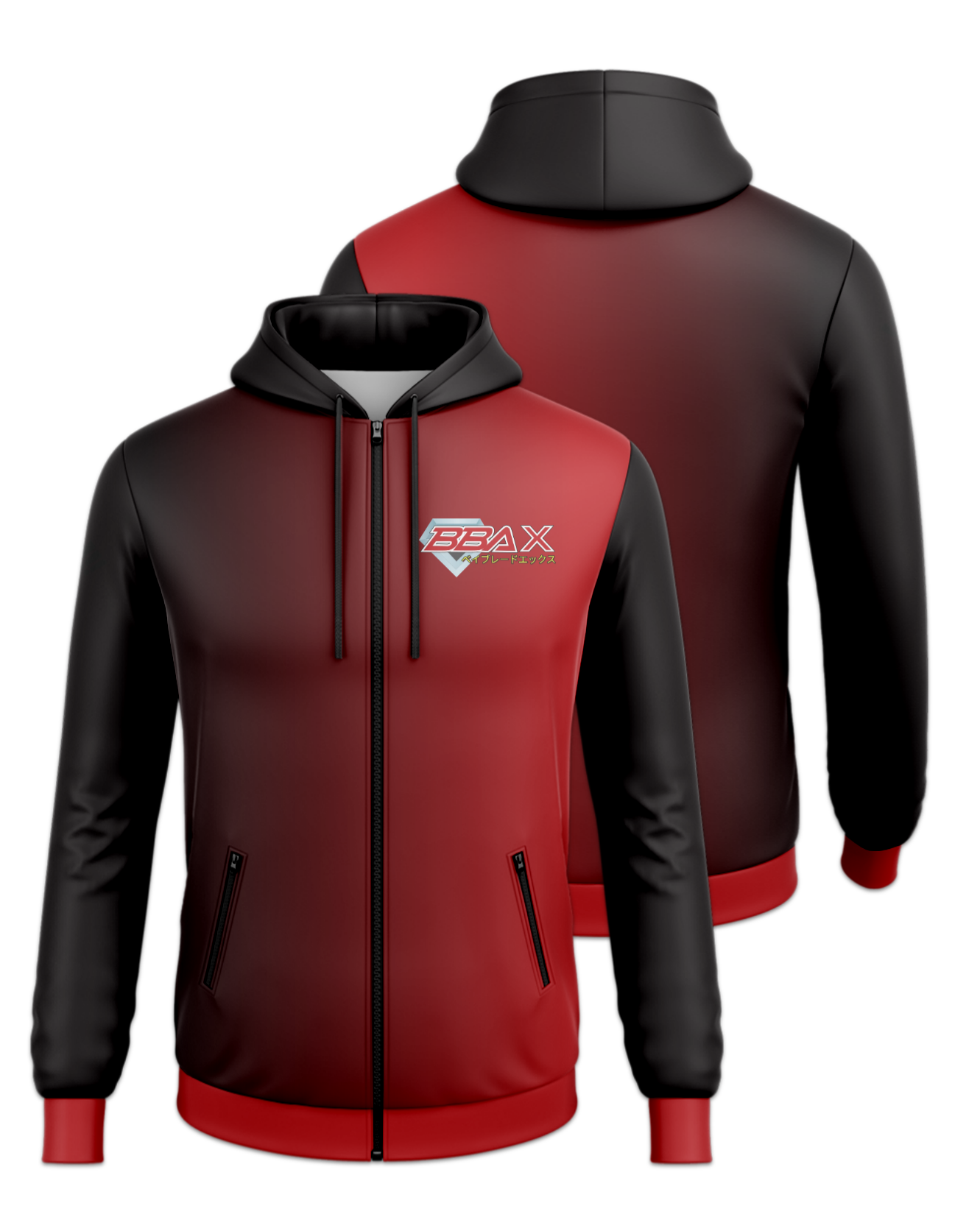 Rendered product preview, stack