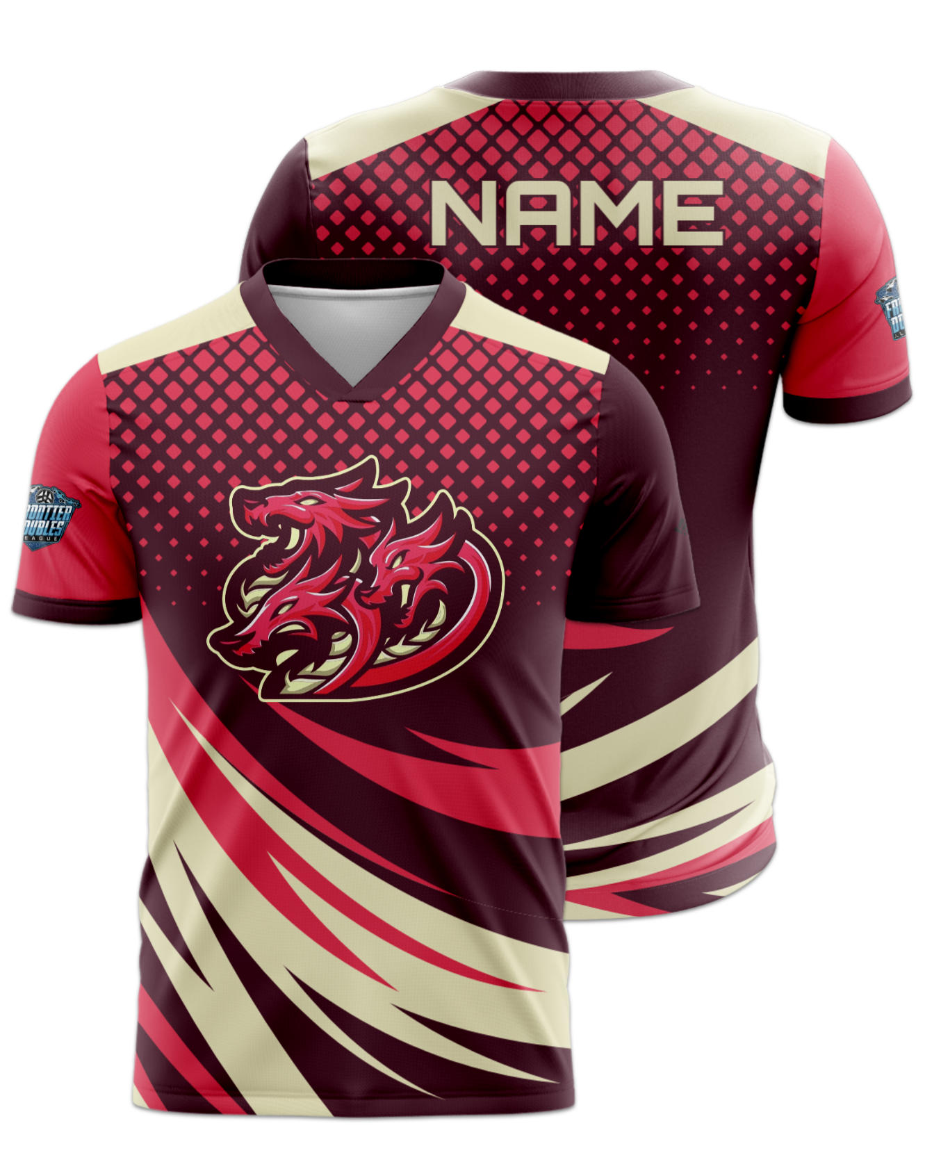 Rendered product preview, stack