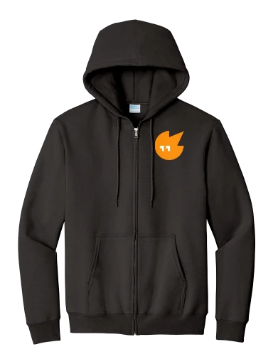 Essential Fleece Full-Zip Hooded Sweatshirt preview, front