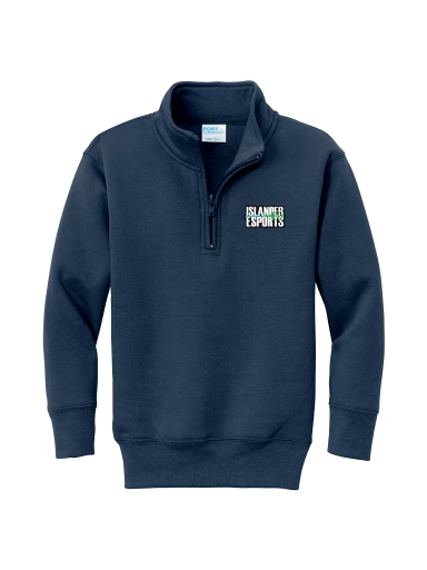 Youth Core Fleece 1/4-Zip Pullover Sweatshirt preview, front