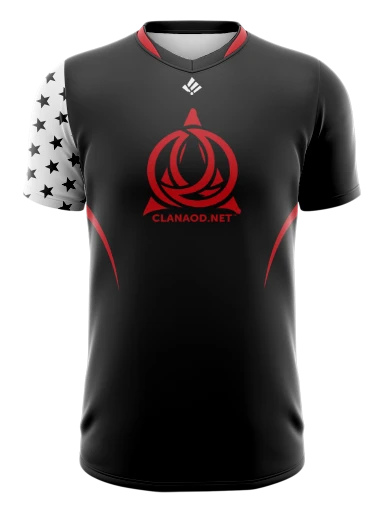 Dual Collar Esports Jersey preview, front