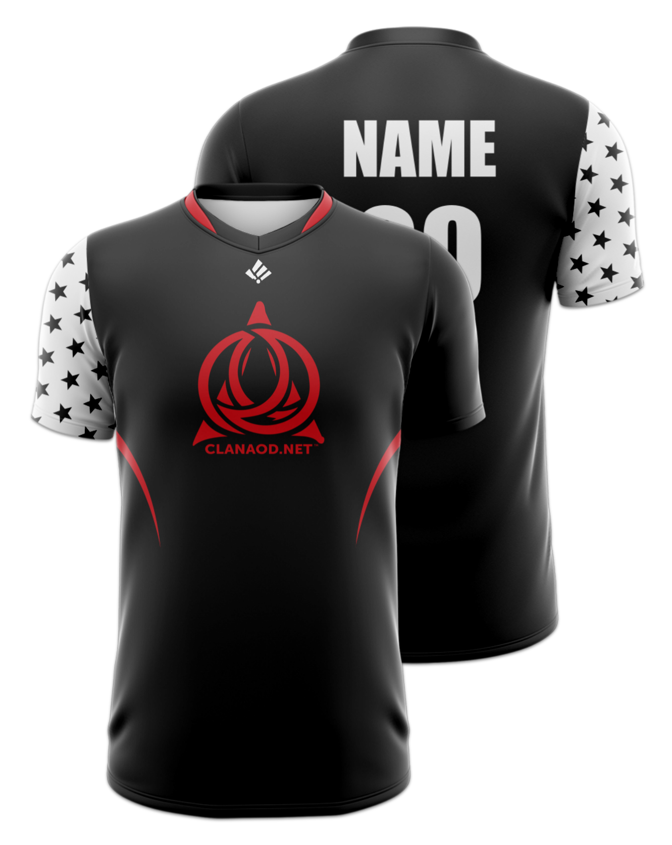 Rendered product preview, stack