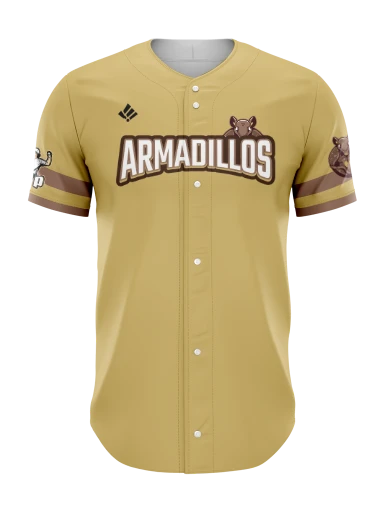 Sublimated Full Button Baseball Jersey preview, front